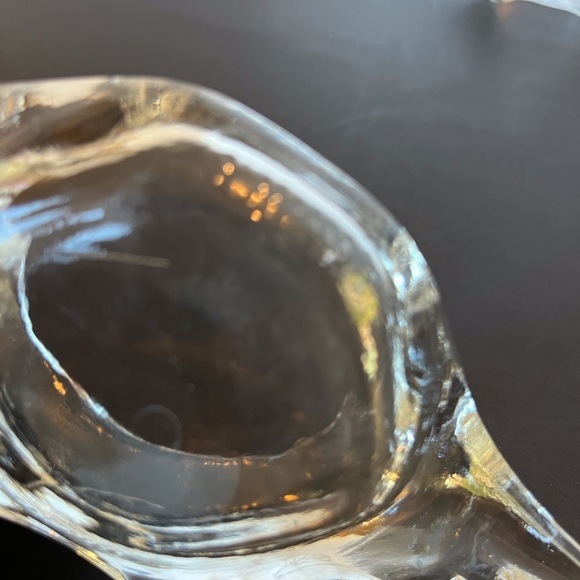 Vintage Glasbake Clear Glass Deviled Crab Baking Shell Dishes Set of 5 - Picture 10 of 12